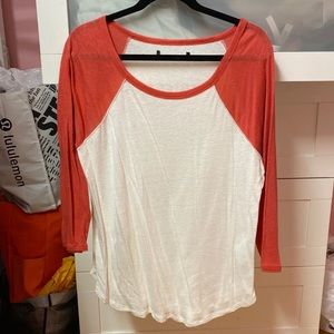 Abercrombie and Fitch baseball tee